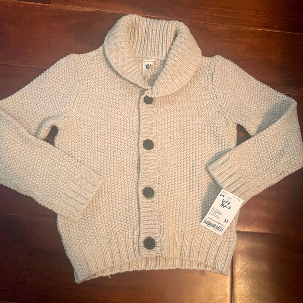 Baby B’gosh Oshkosh beige brand new Sweater